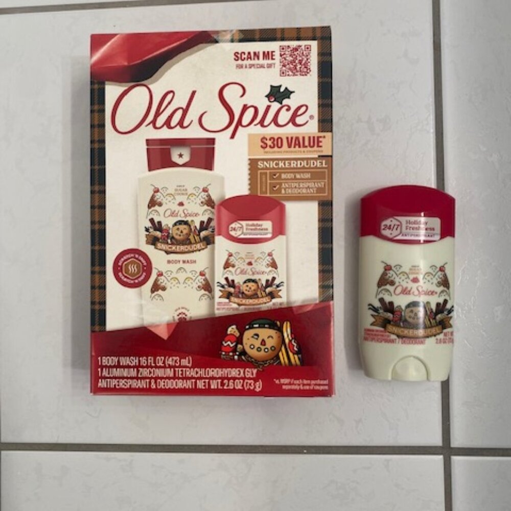 New Old Spice Snickerdudel Holiday Set + extra deodorant